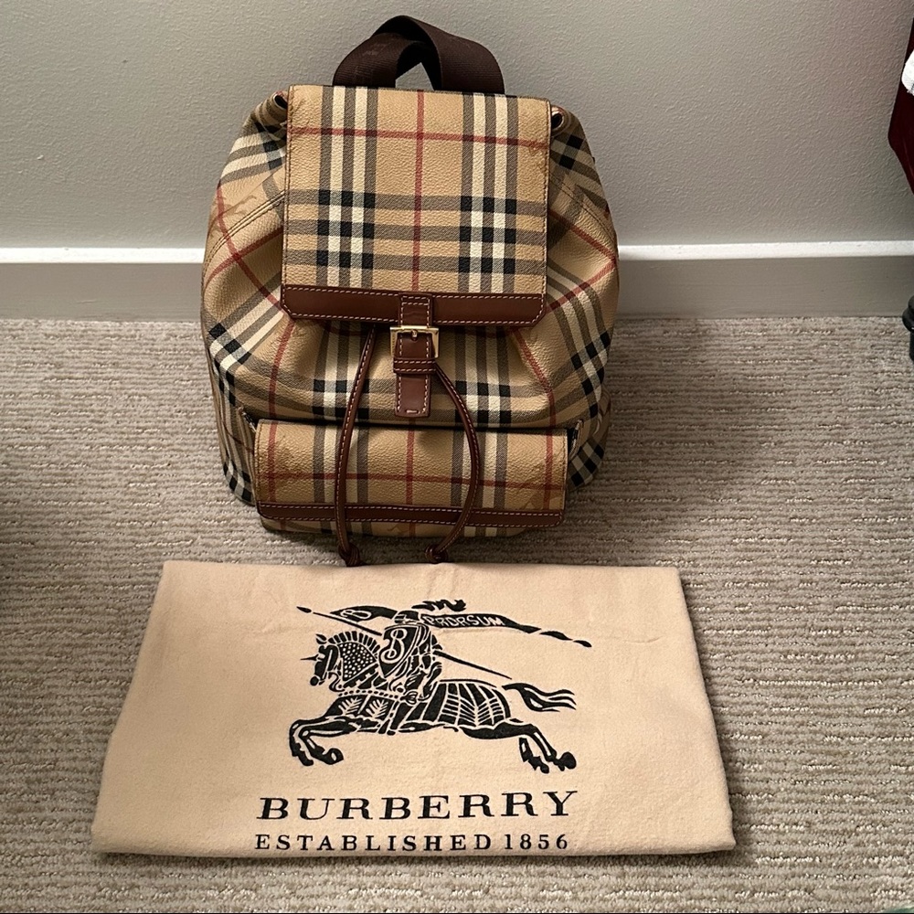 Vintage Burberry Backpack